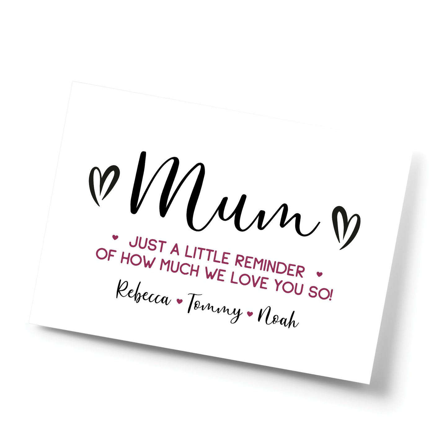 Personalised Mothers Day Gifts For Mum Word Art Gift For Mum