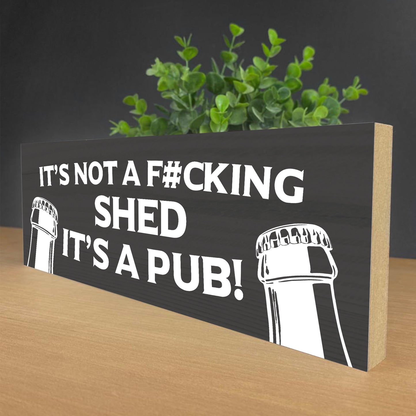Funny Wooden Bar Sign For Home Bar Novelty Alchol Sign Pub