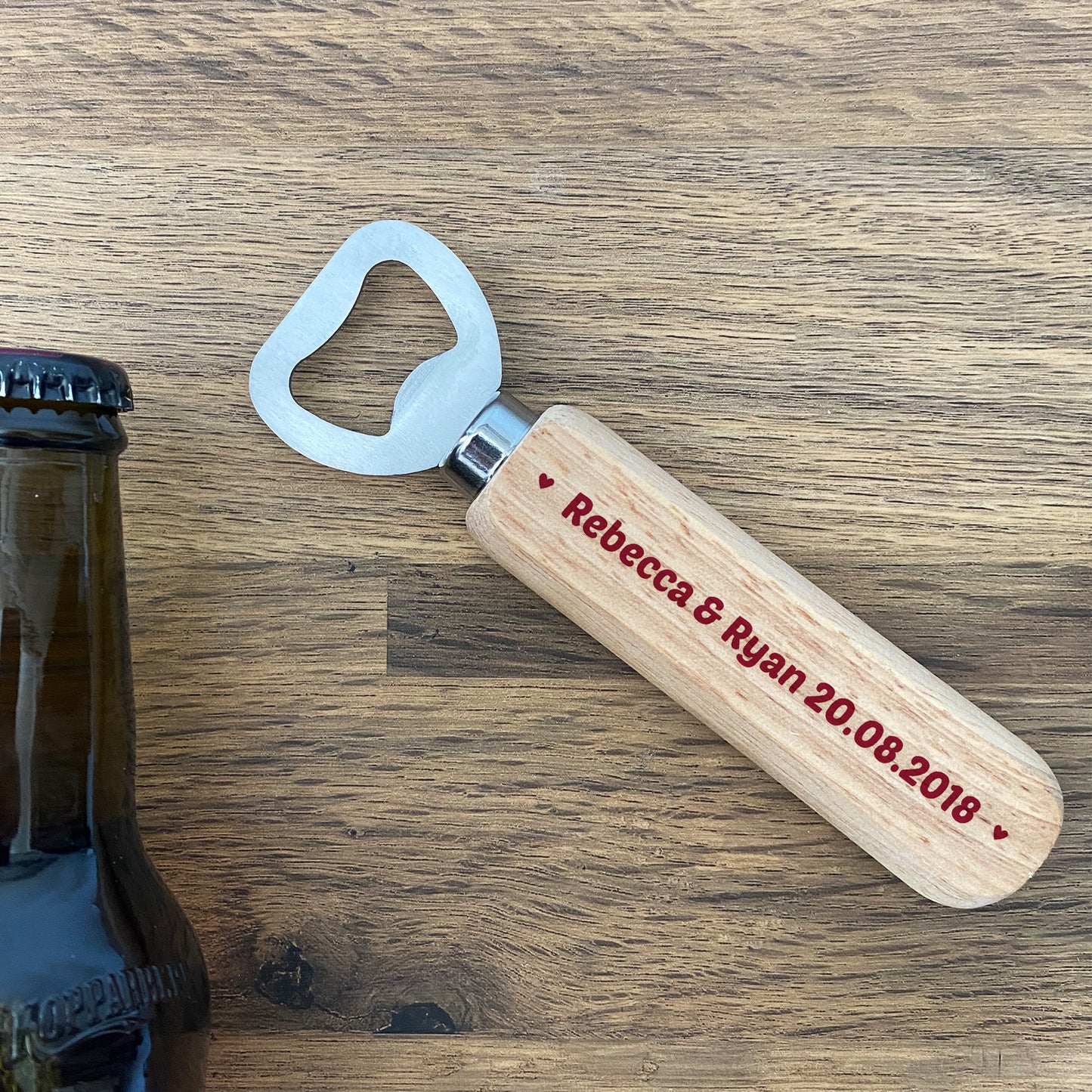 Personalised Anniversary Gifts For Him Novelty Bottle Opener