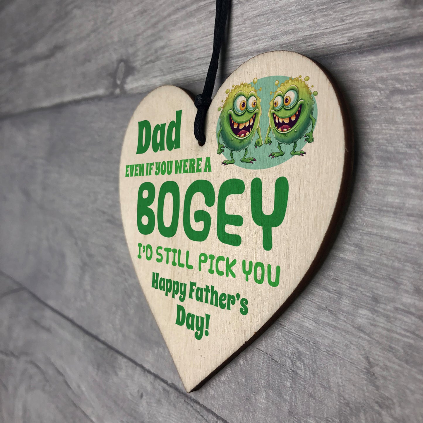 Funny Rude Fathers Day Gifts Wooden Heart Fathers Day Gift