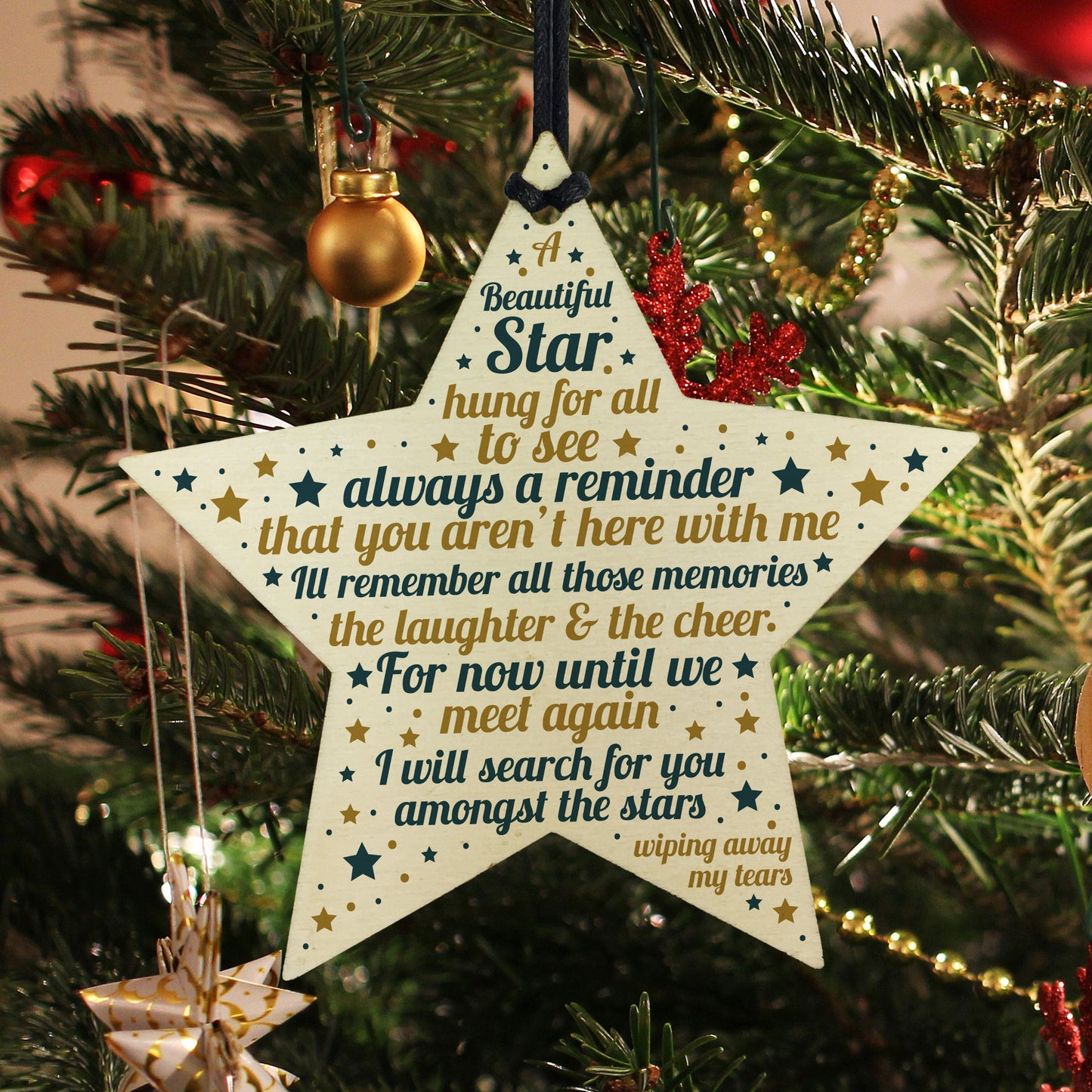 Memorial Plaques For Mum Dad Nan Grandad Star Remembrance