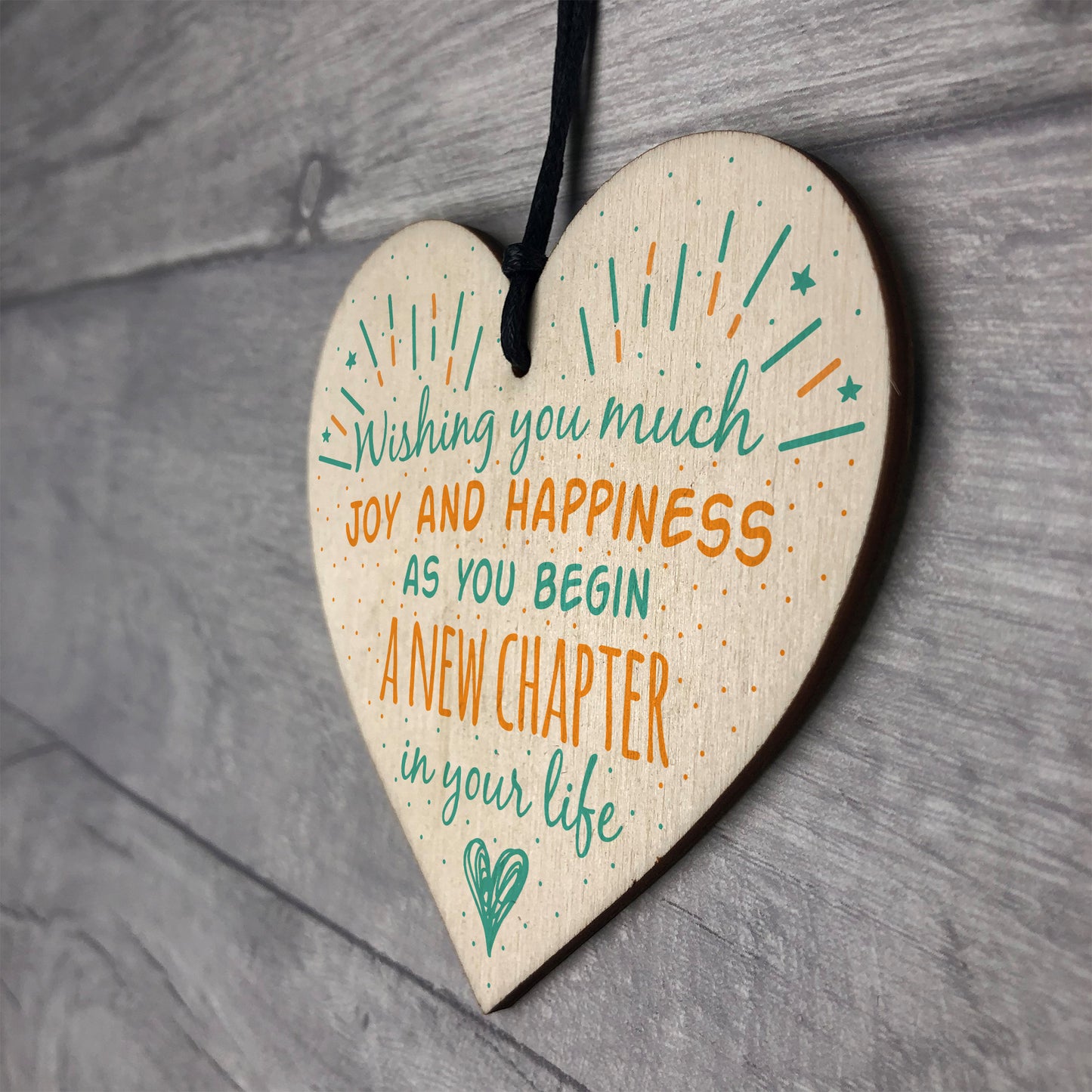 New Chapter Colleague Heart Plaques Sign Friendship FRIEND Gifts