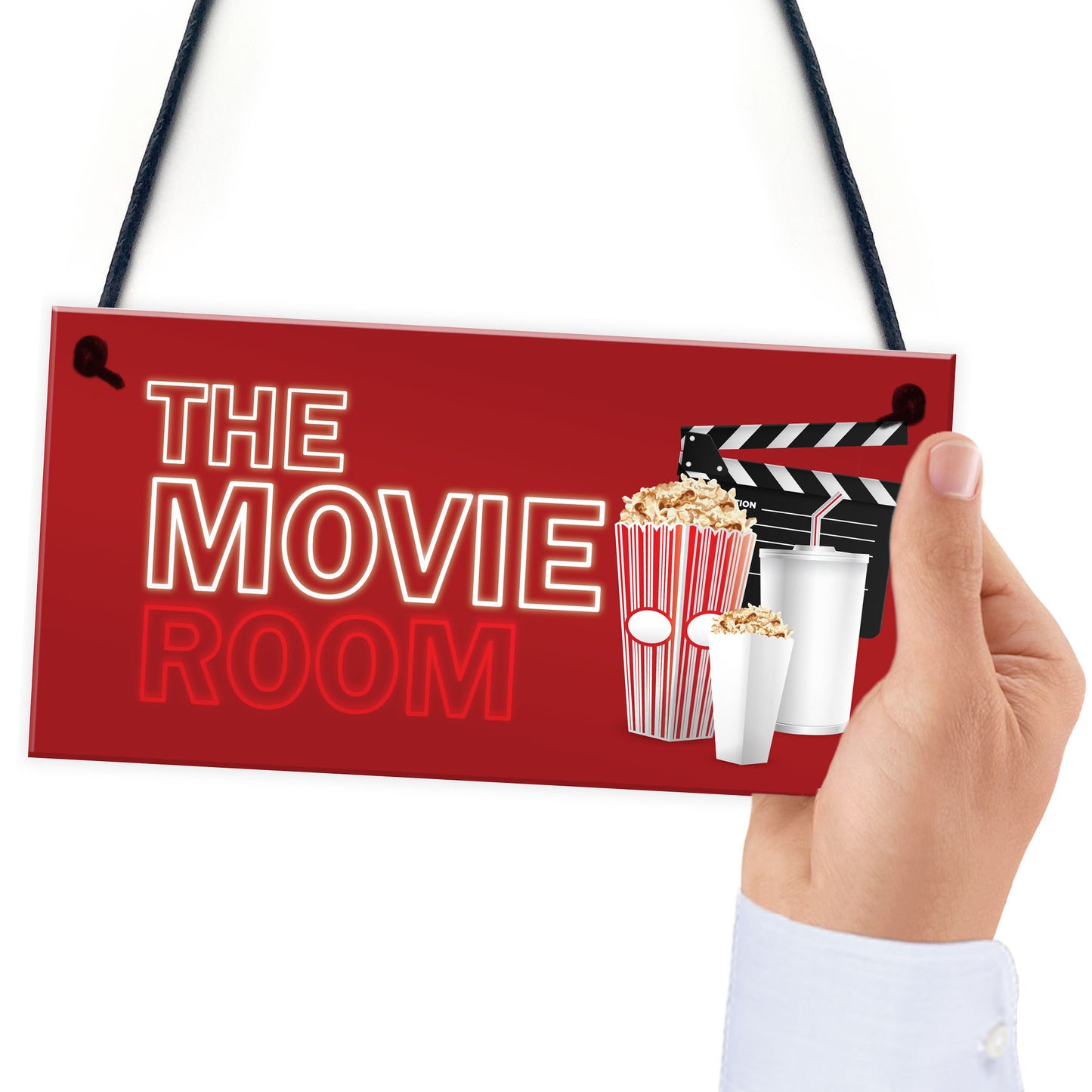 Movie Night 3 Pack Sign Bundle Cinema Room Man Cave Decor