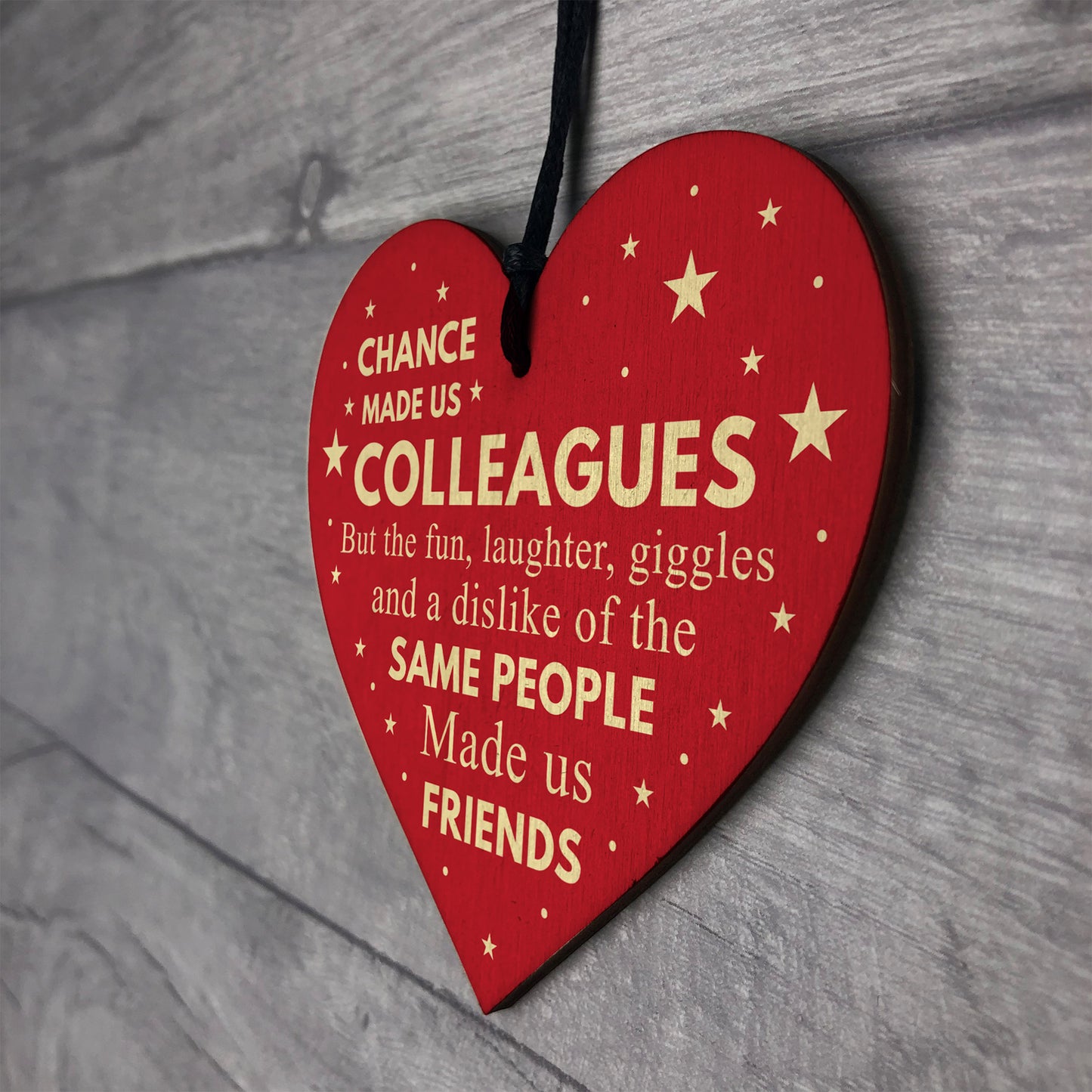 Chance Made Us Colleagues Work Leaving Gifts for Her Him Friend