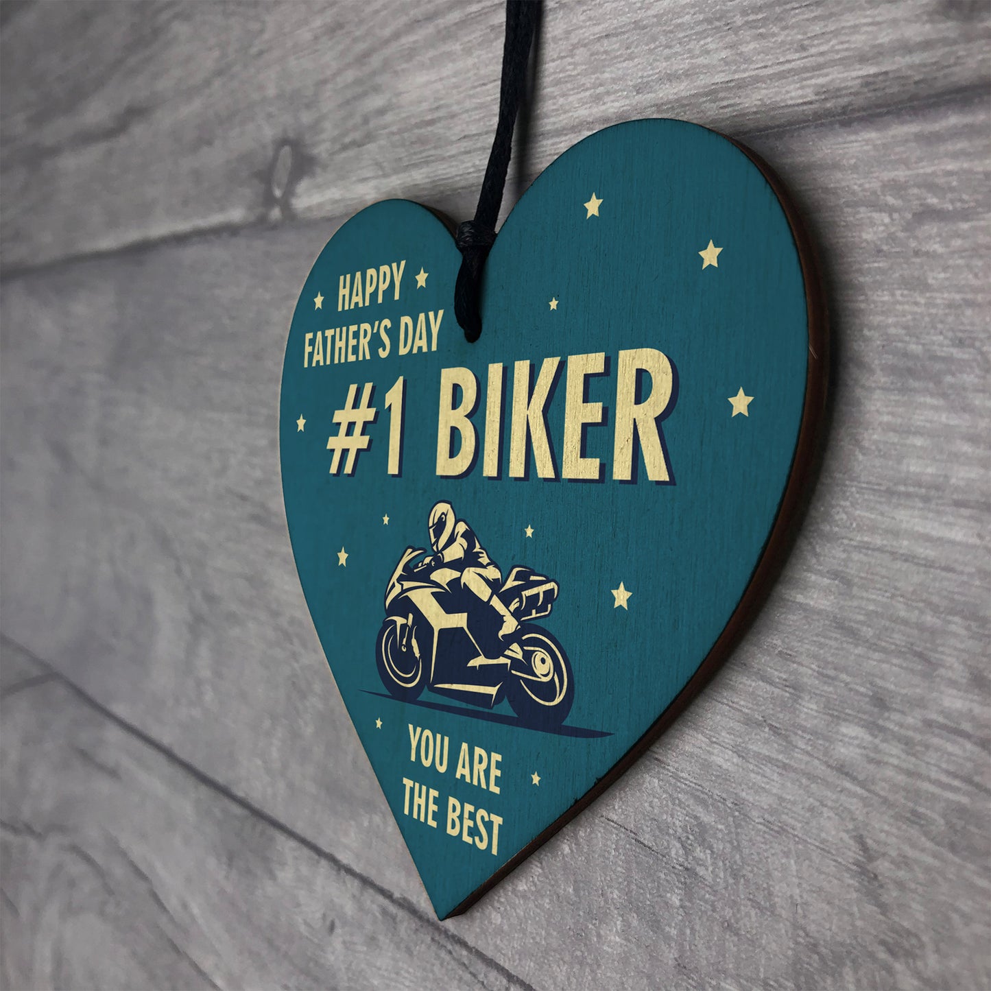 Fathers Day Gift For Biker Motorbike Gift For Dad Grandad Sign