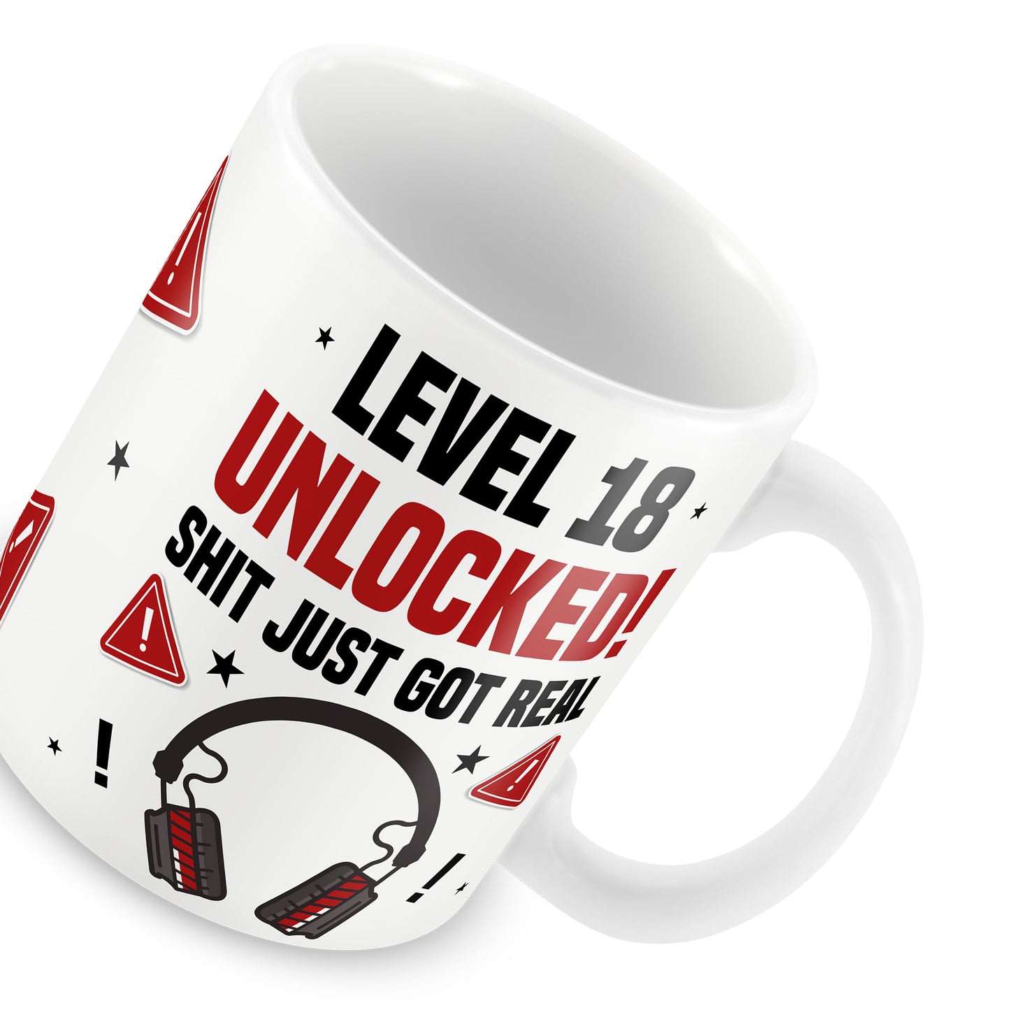 18th Birthday Mug Gamer Level Unlocked Gift For Him Her Men