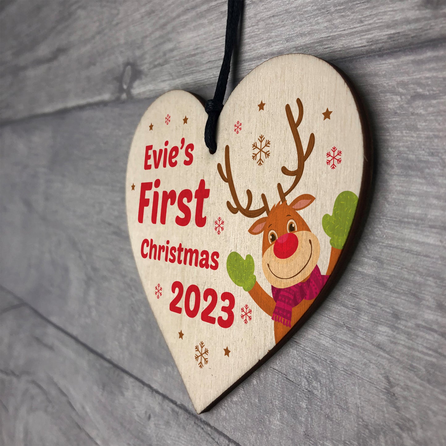 First Christmas Bauble PERSONALISED Tree Decoration Son Daughter
