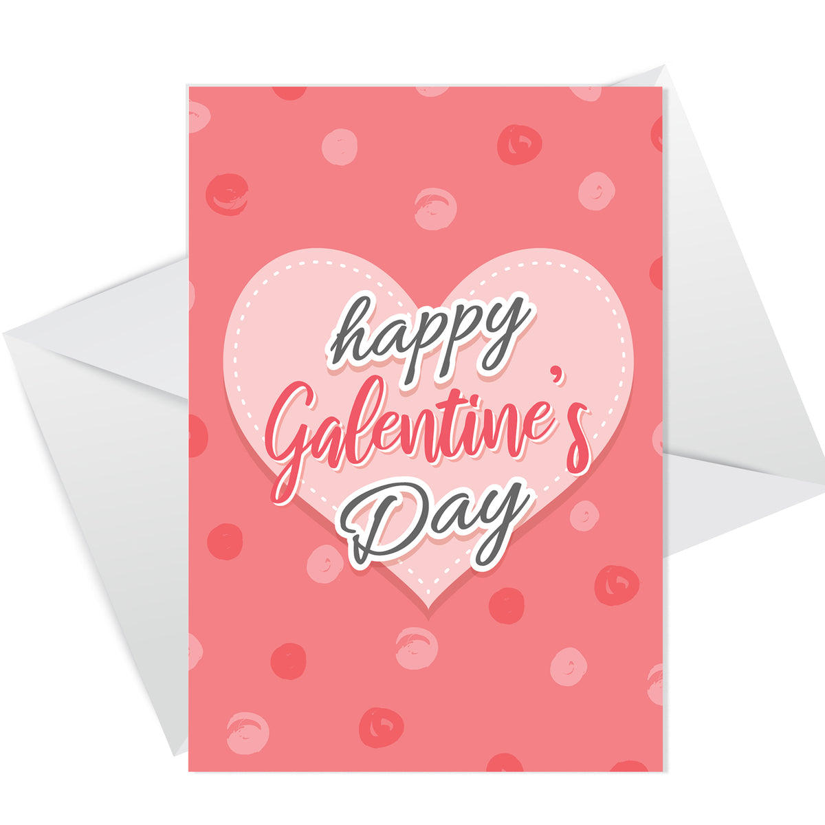 Happy Galentine's Day Pack of 6 Valentines Day Galentines Cards