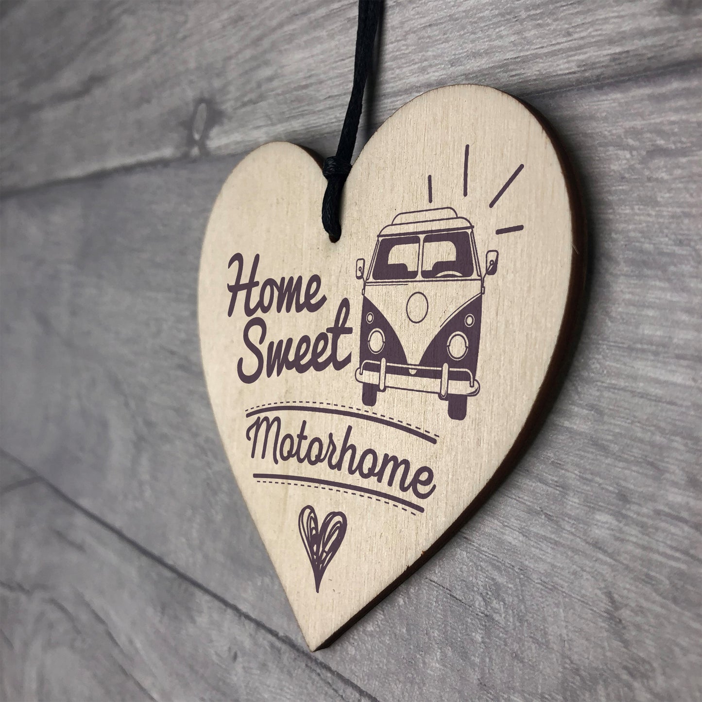 Home Sweet Motorhome Caravan Friendship Plaque Novelty Chic