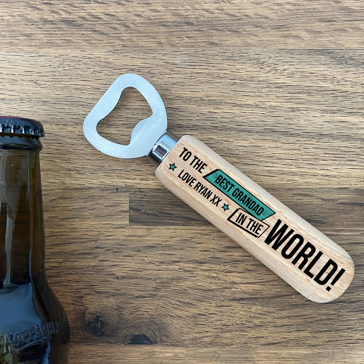 Personalised Gift For Grandad Bottle Opener Gift Fathers Day
