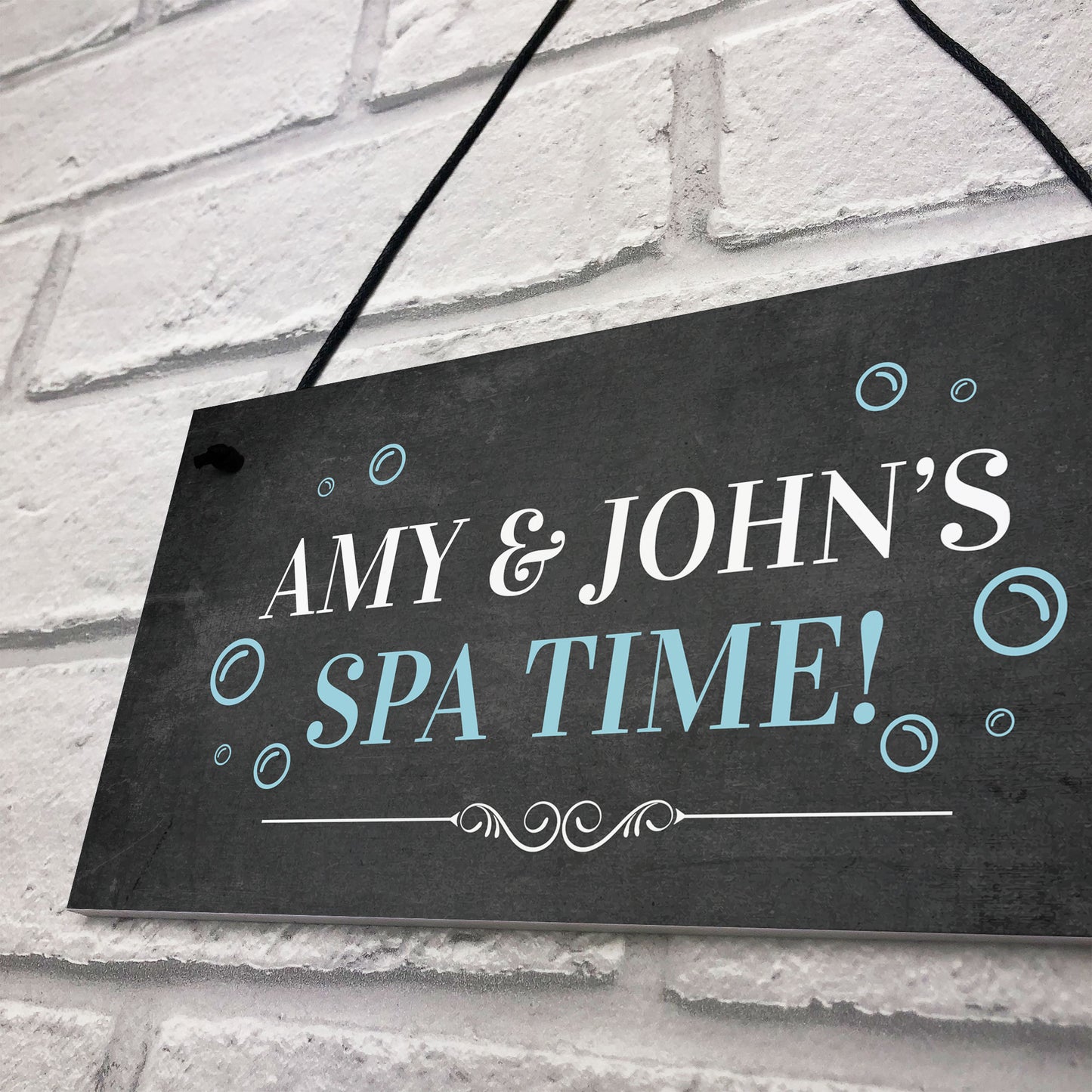 Hot Tub Accessories For Garden Outdoor Personalised Spa Sign