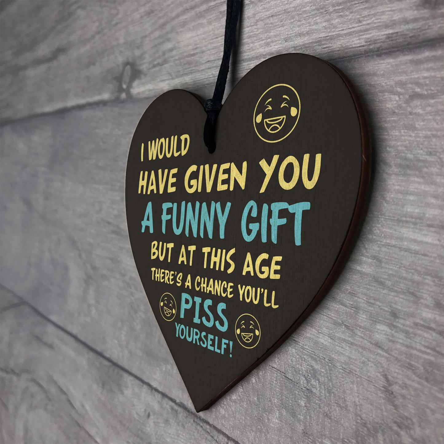 Funny Birthday Gift For Him Her Heart Sign Funny Gift For Friend