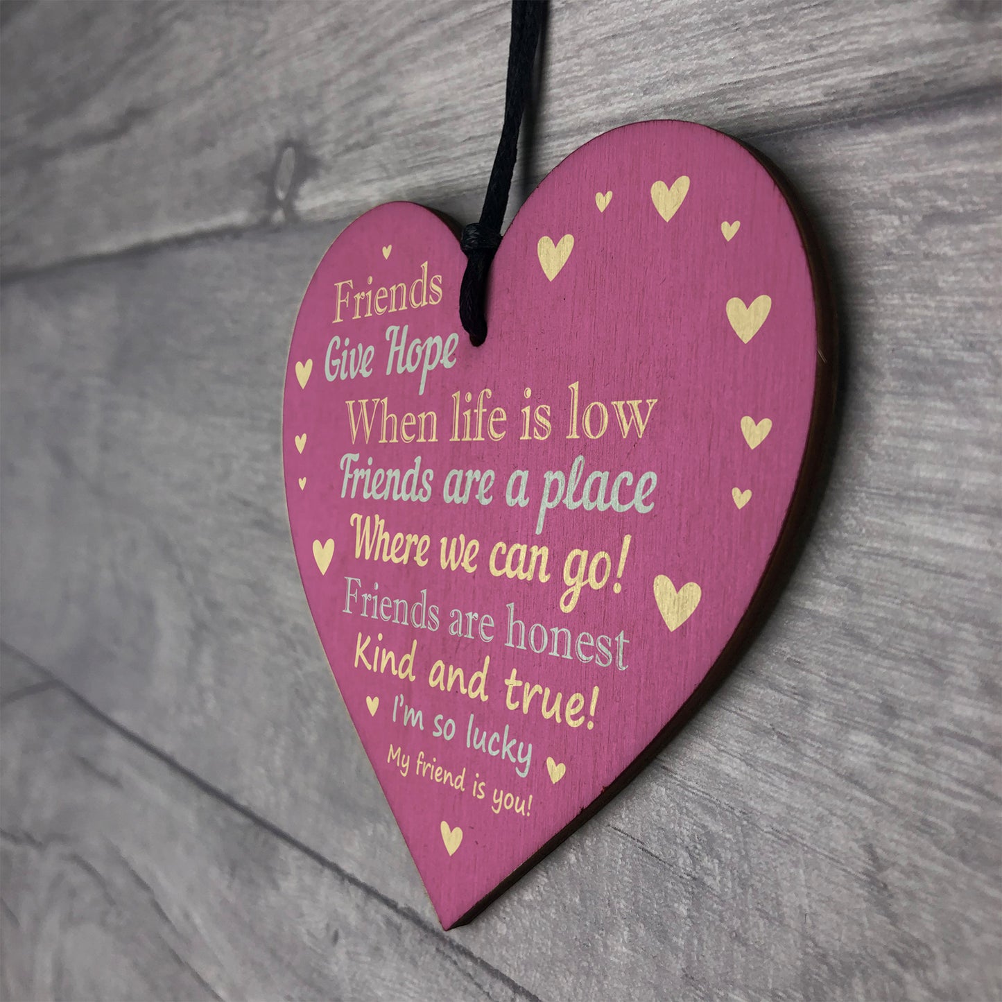 Friendship Heart Best Friend Gift Birthday Christmas