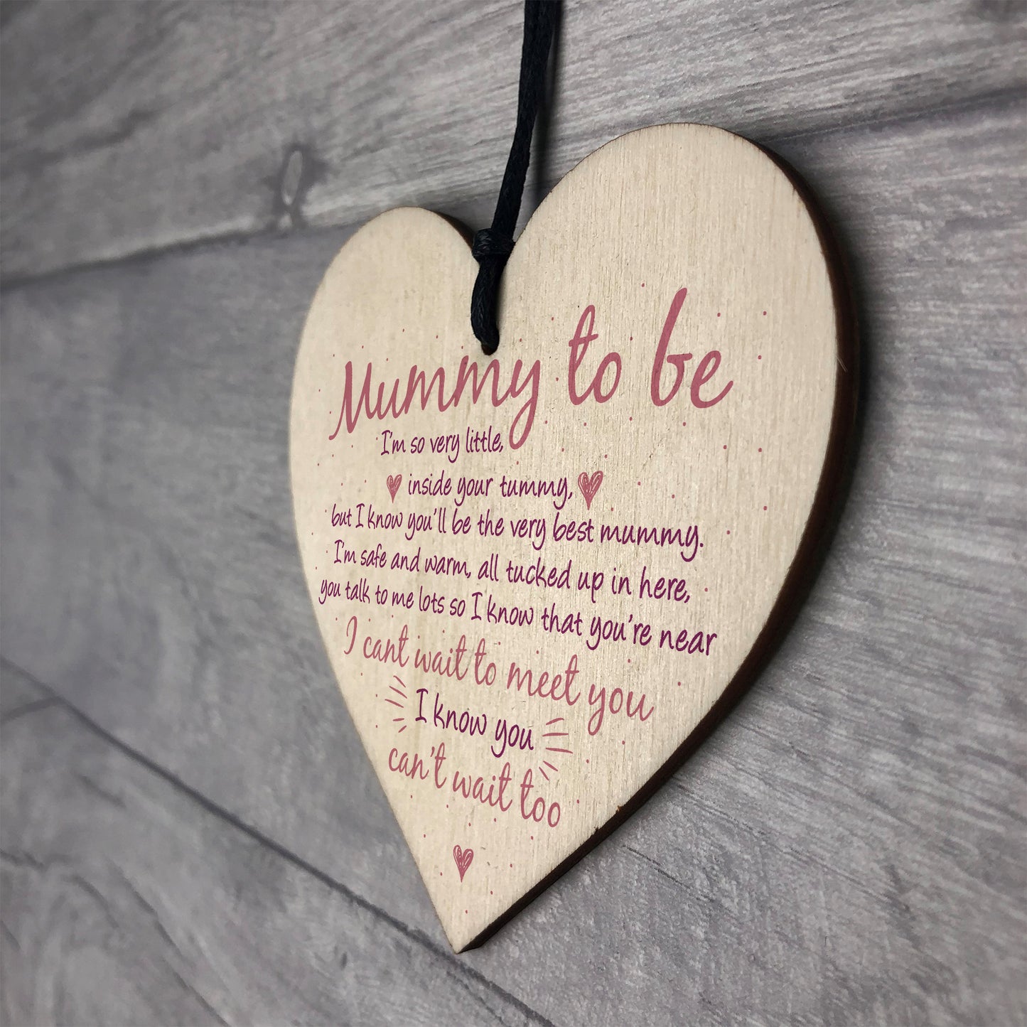 Mummy To Be Sign Baby Shower Mum Gift Friendship Gift New Baby