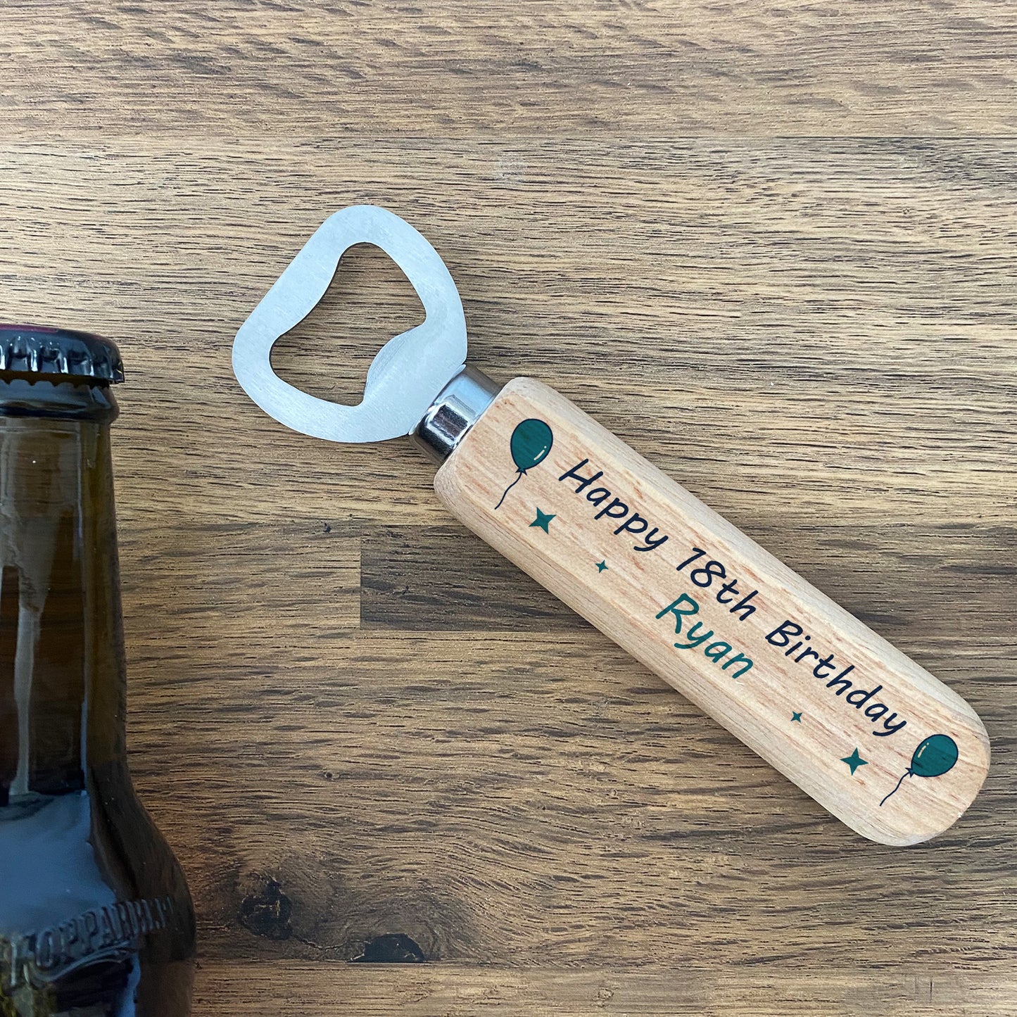 Happy Birthday Gift Personalised Bottle Opener Mum Dad Brother