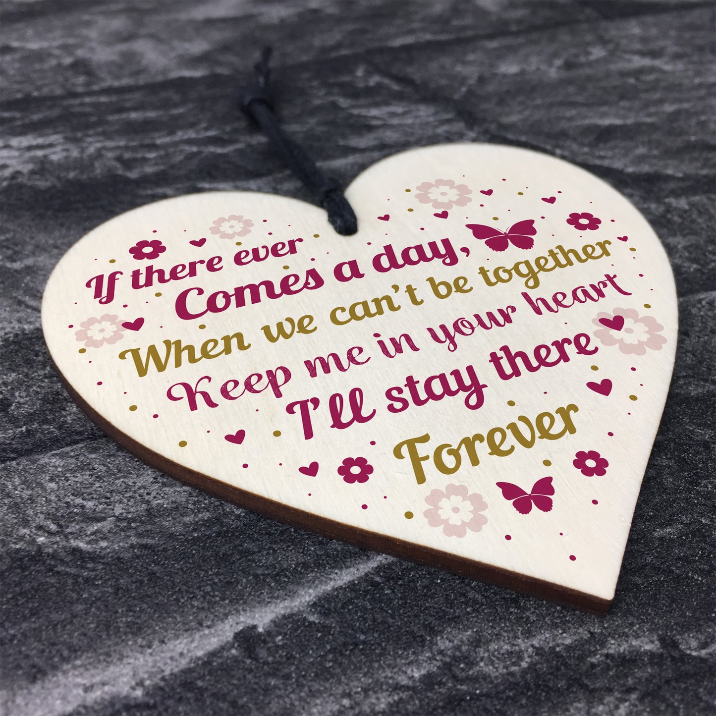Inspirational Friendship Gift Mum Dad Nan Christmas Wooden Gift