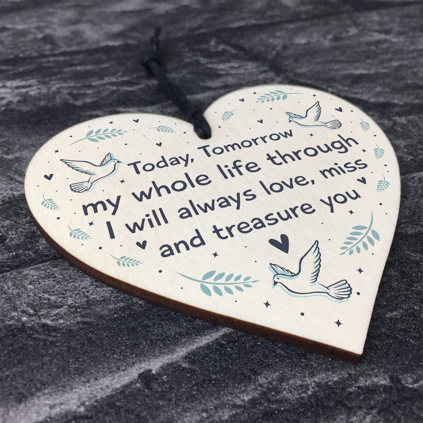 Handmade Special Memorial Plaque For Mum Dad Nan Grandad Hanging