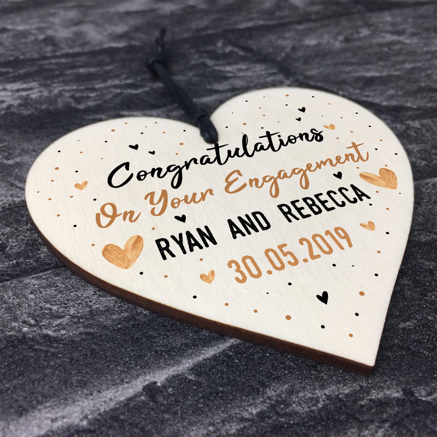 Congratulations Gift Personalised Engagement Gift For Couple