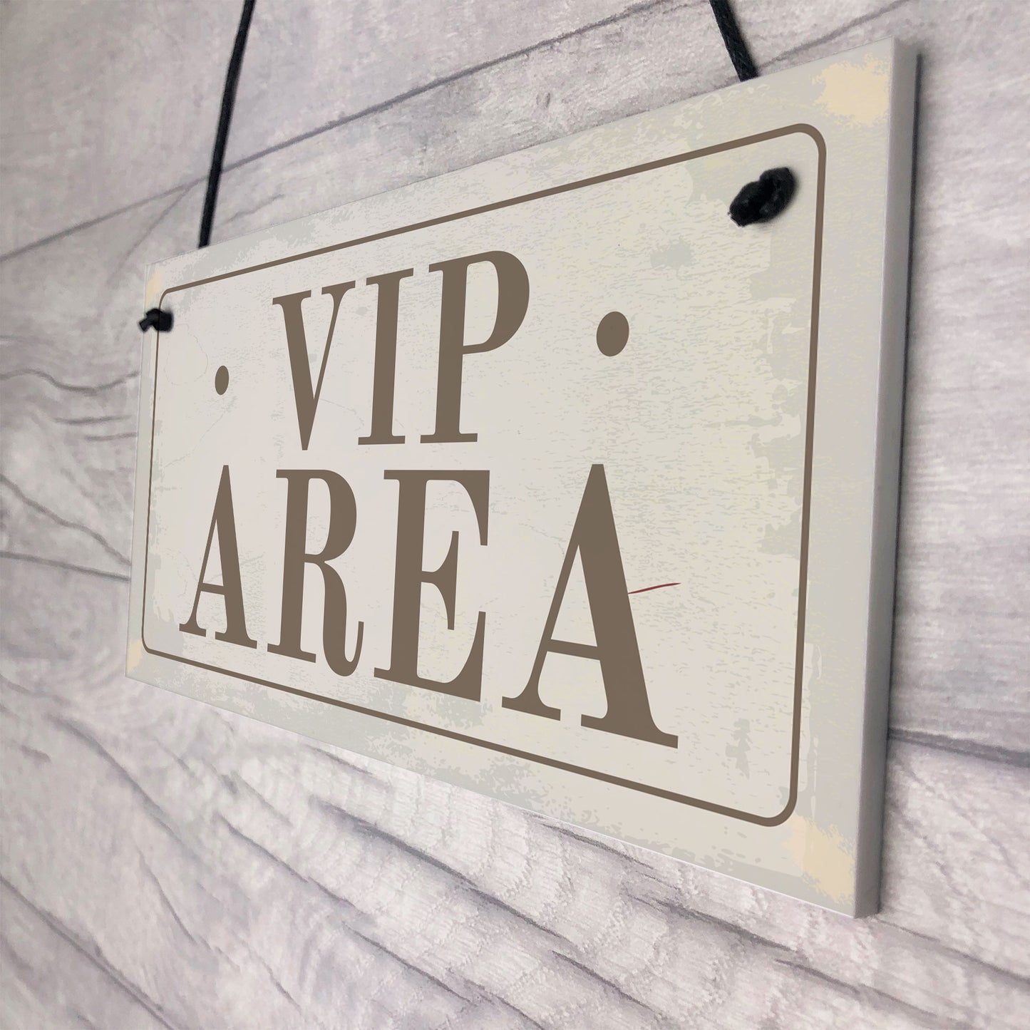 Hanging VIP AREA Bar Sign Novelty Home Bar Garden Signs