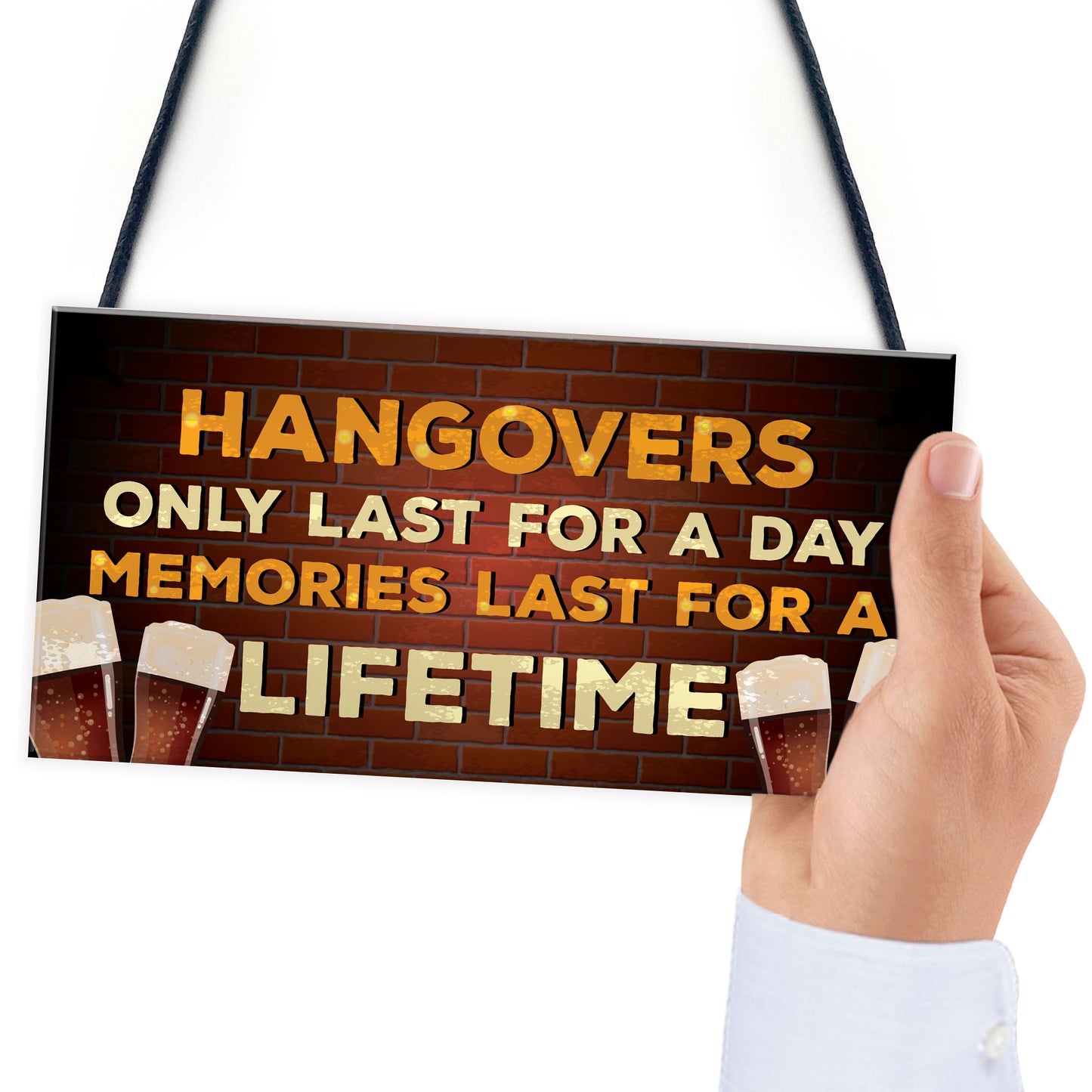 Bar Accessories 3pcs Bundle Novelty Hanging Bar Signs Home Bar