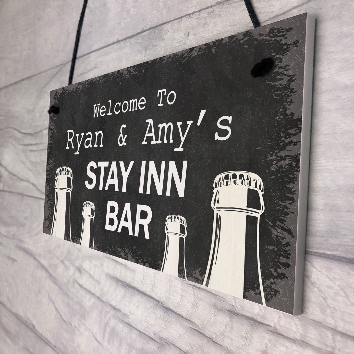 PERSONALISED Home Bar Gifts Novelty Quarantine Gifts Bar Plaques
