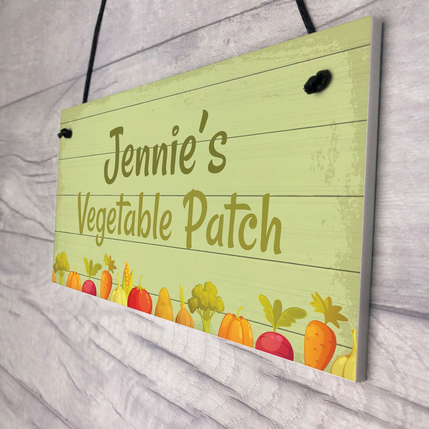 PERSONALISED Vegetable Patch Sign Garden Sign Summerhouse Sign