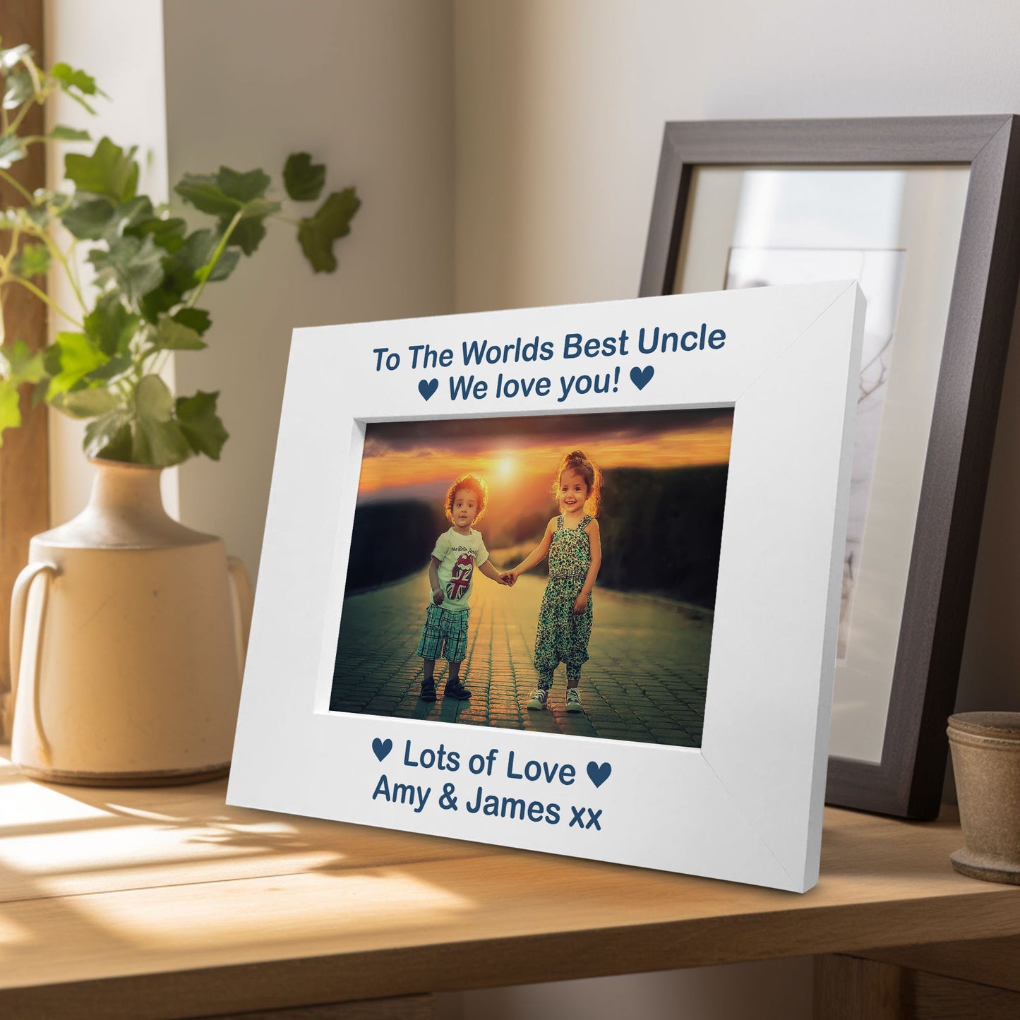 Personalised Gift For Uncle Birthday Christmas Photo Frame