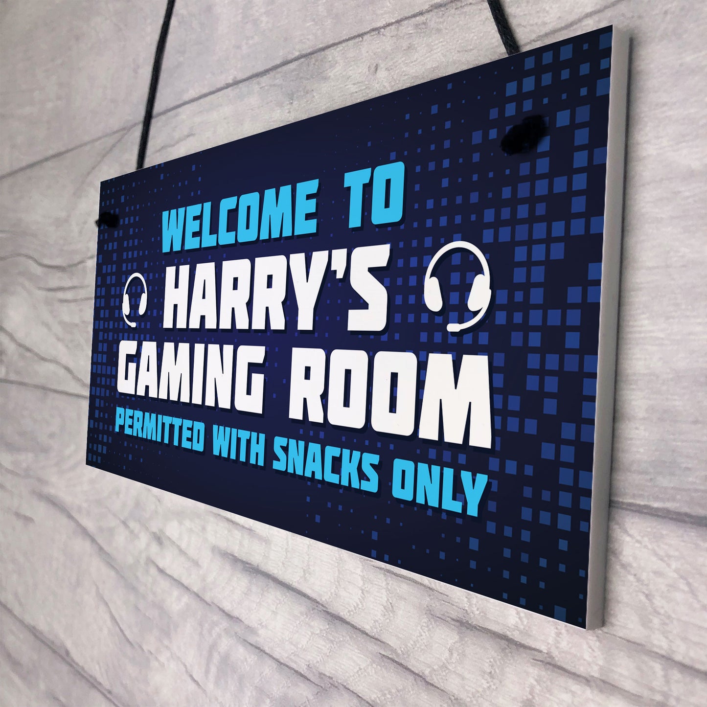 Gaming Sign Hanging Wall Door Plaque Gaming Room Sign Man Cave