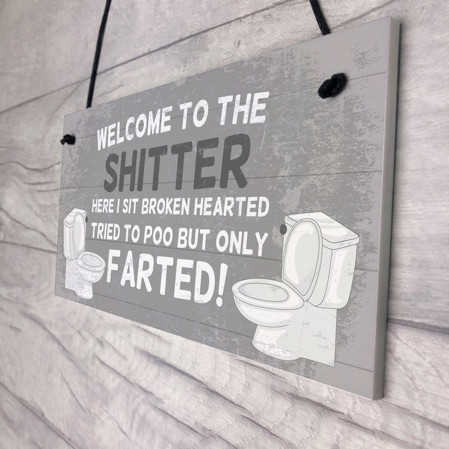 Bathroom Sign For Door Funny Bathroom Sign Shabby Chic Decor