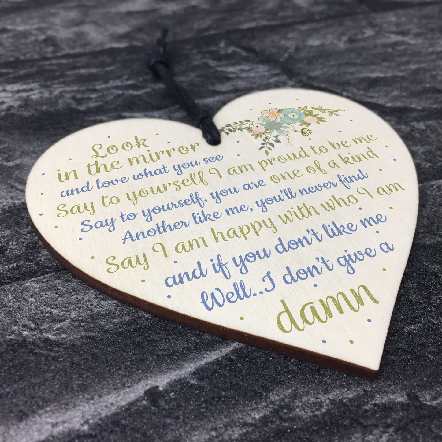 Friendship Sign Inspirational Shabby Chic Heart Plaque Birthday