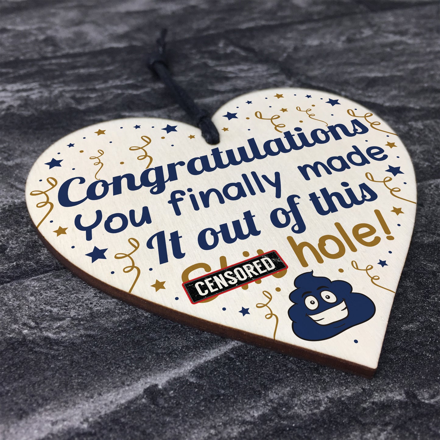 Funny Colleague Gifts For Colleague Wooden Heart Leaving Gift