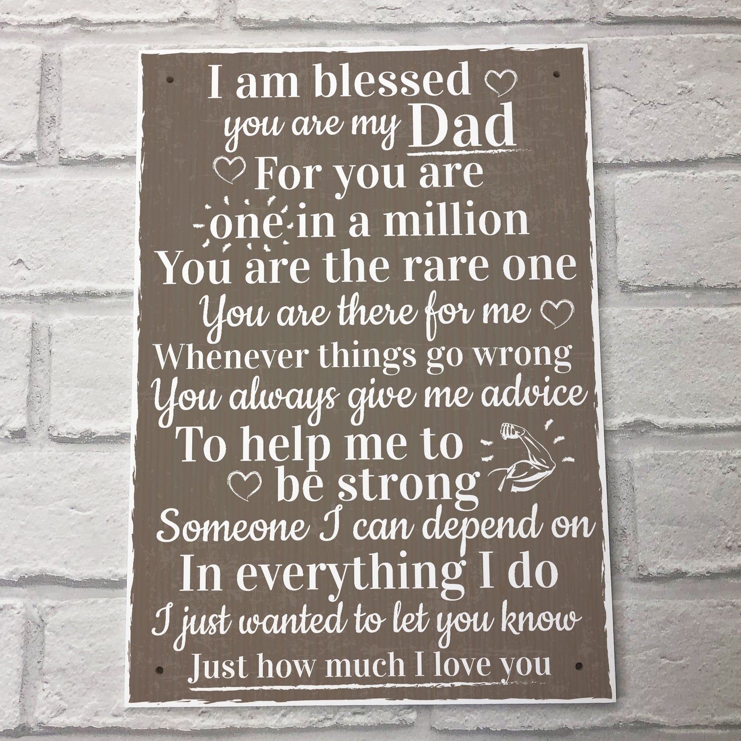 Blessed You Are My Dad Daddy Fathers Day Signs Thank You Gift