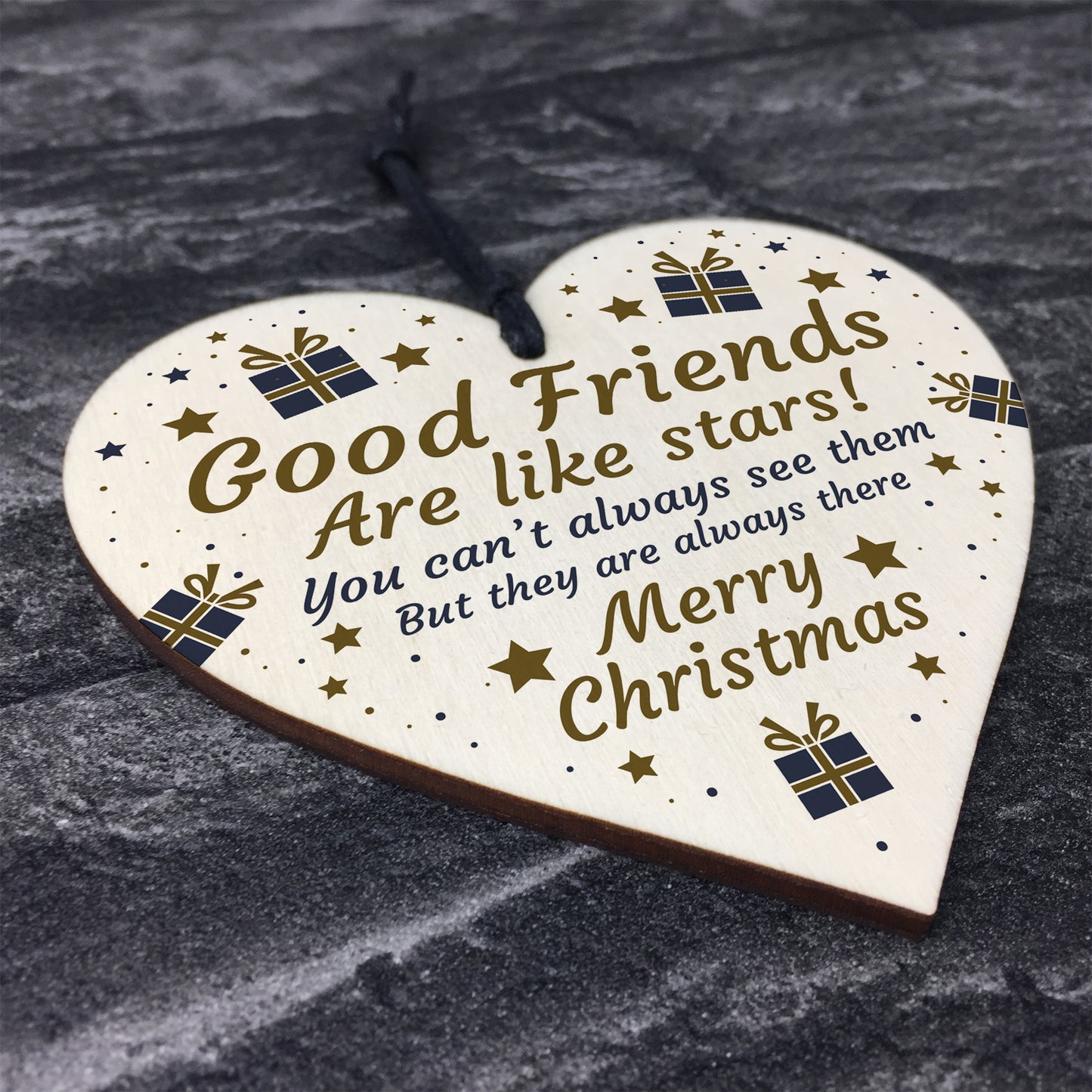 Best Friend Poem Heart Christmas Decoration Christmas Gift