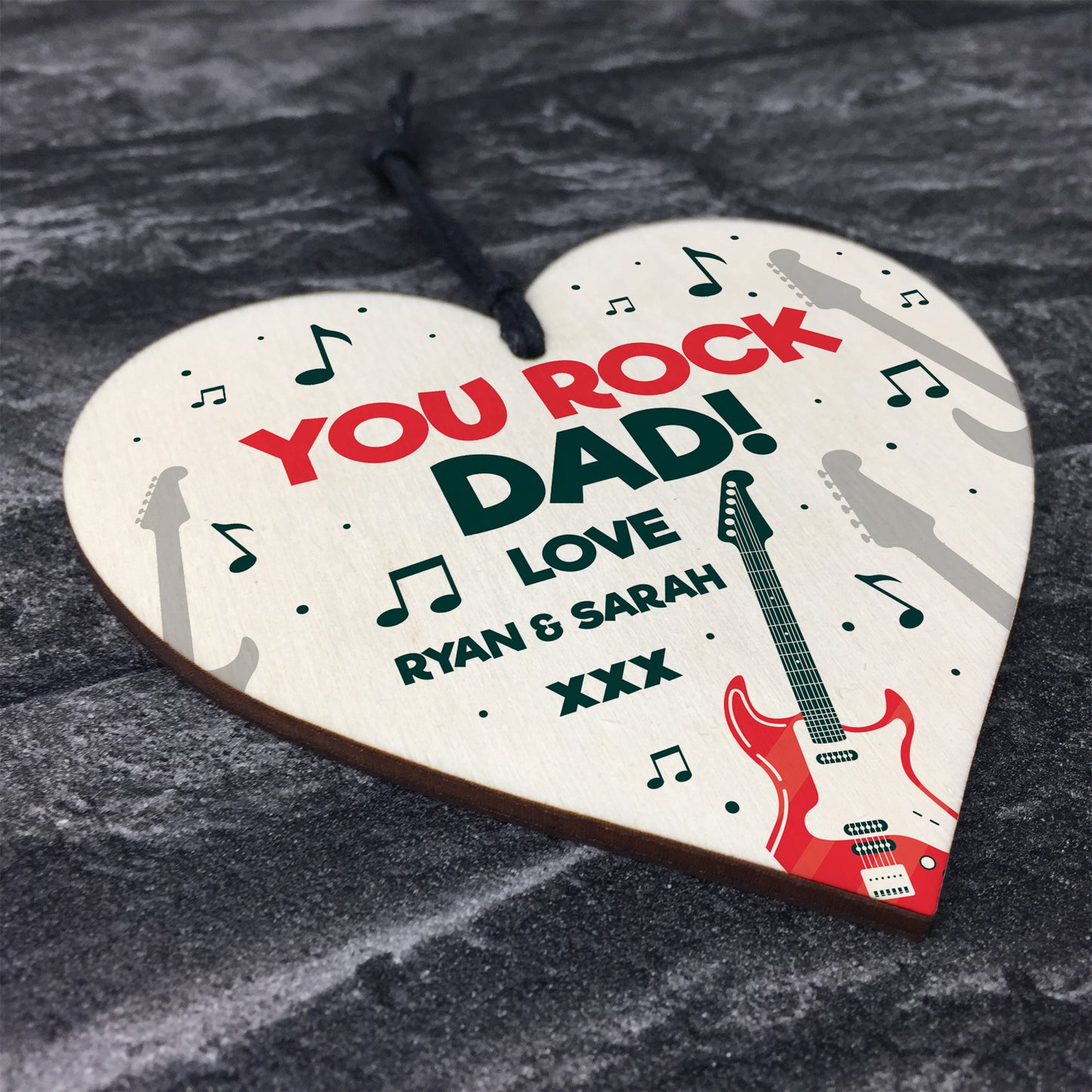 Novelty Gift For Dad Birthday Fathers Day YOU ROCK Personalised