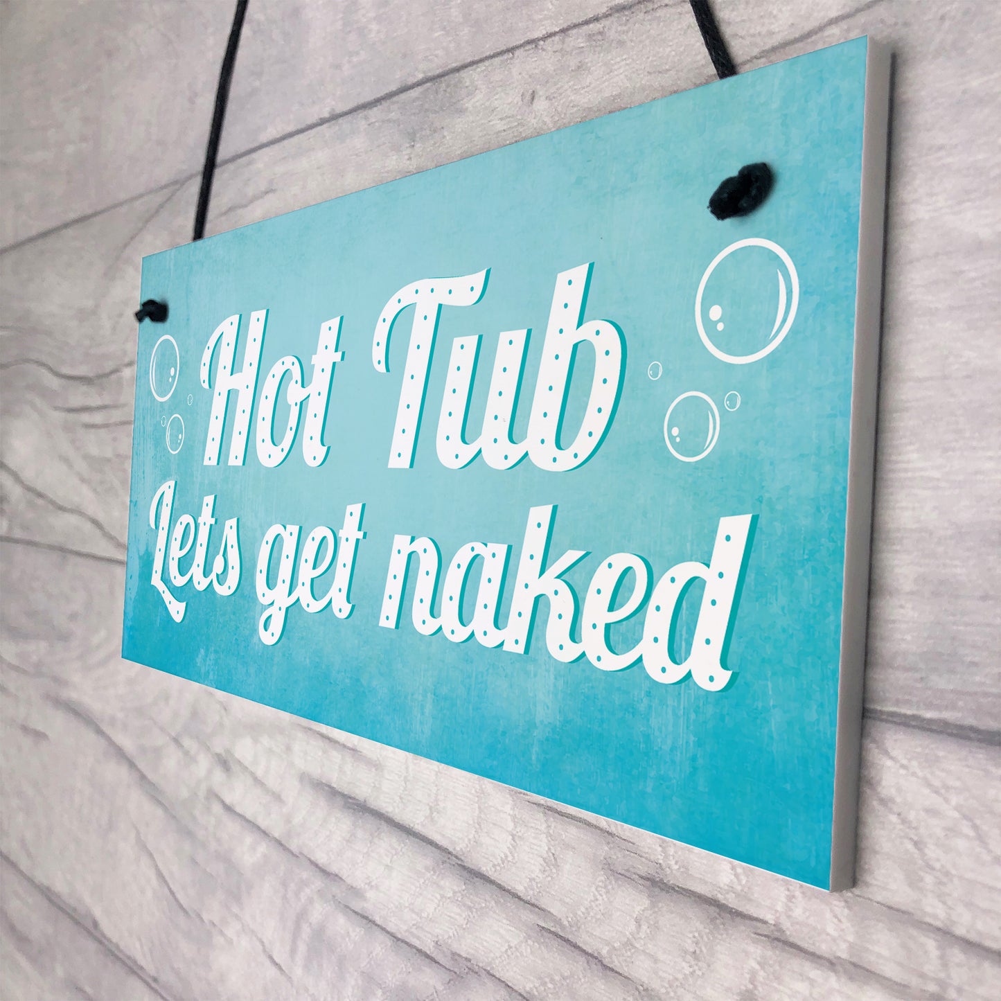 Novelty Hot Tub Sign Get Naked Garden Jacuzzi Shed Plaque Decor