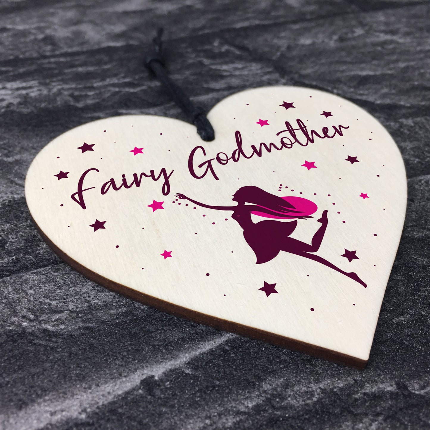 Fairy Godmother Wooden Plaque Gift Godmother Asking Gift Plaque