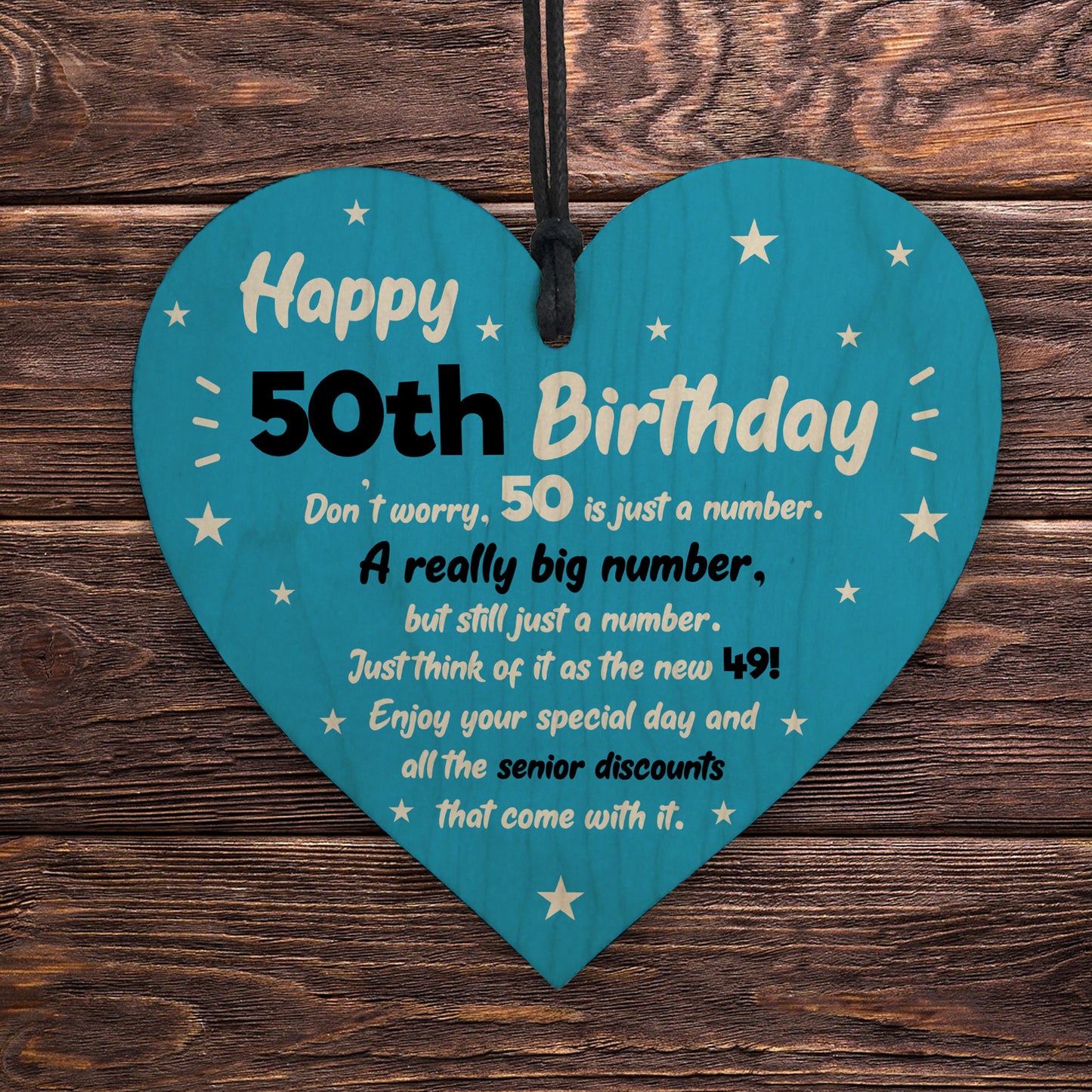 Funny 50th Birthday Gift And Card For Men Women Mum Dad