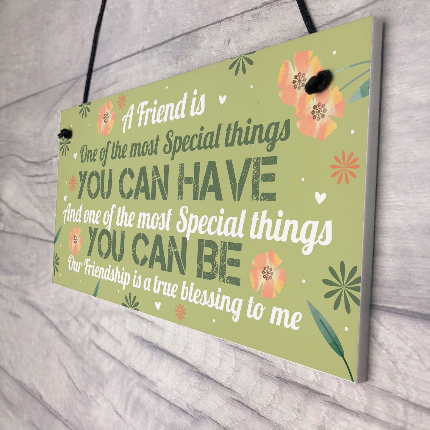 Special Thankyou Gift Friendship Plaque Love Sign Birthday Gift