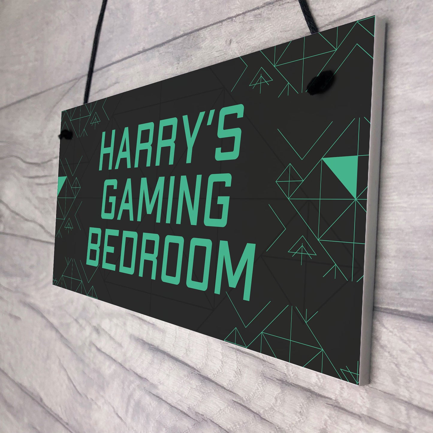 Personalised Boys Gaming Bedroom Sign Christmas Gift For Son