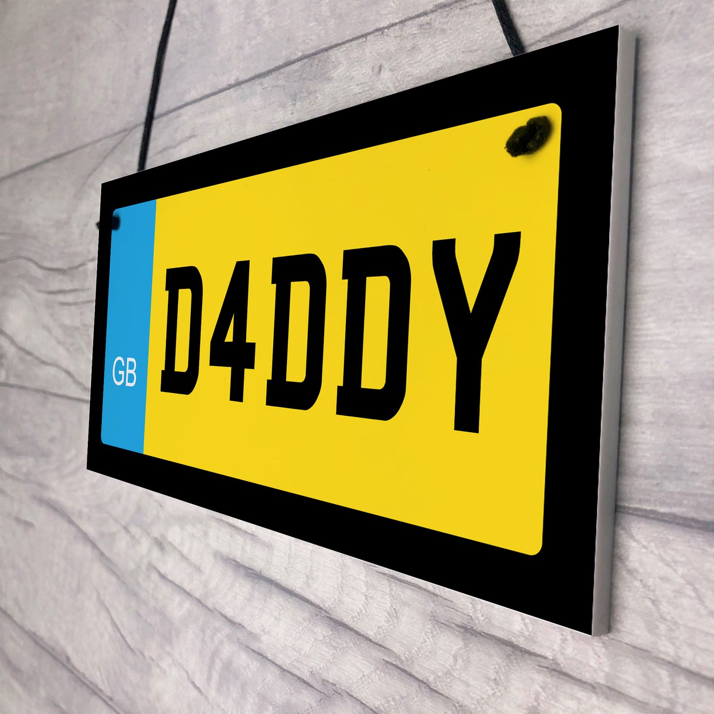 Dad Daddy Novelty Number Plate Sign Fathers Day Gift For Daddy