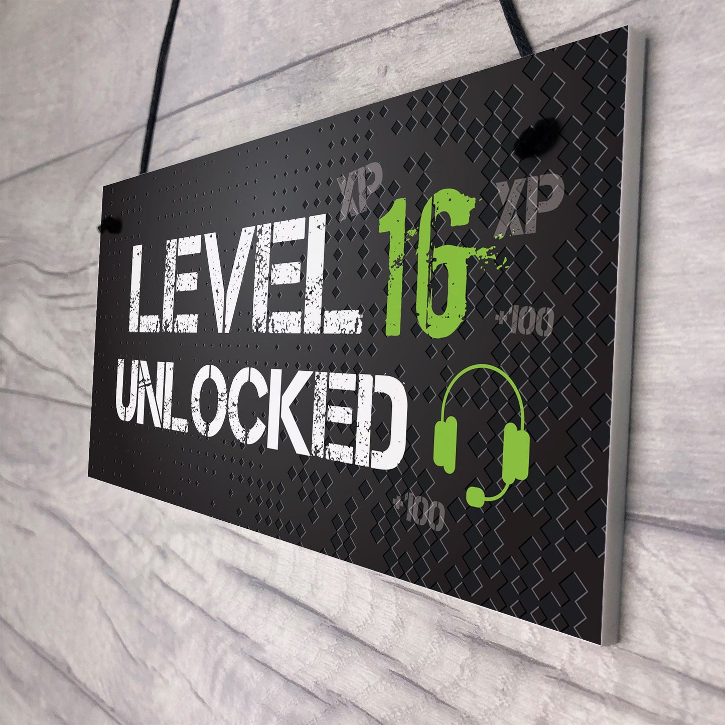 Funny 16th Birthday Gift For Son Brother Gaming Sign Gamer Gift