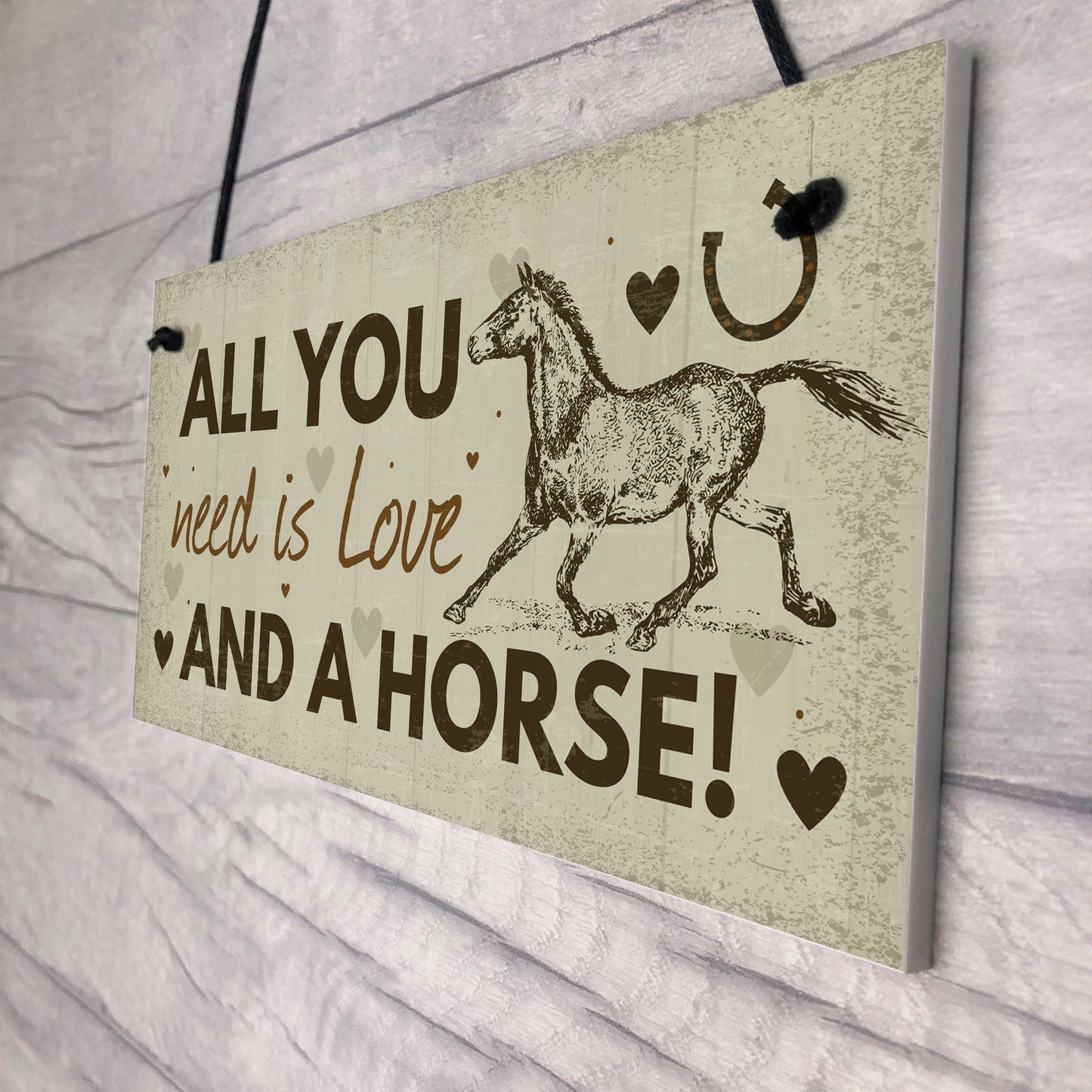 Birthday Christmas Gift For Mum Daughter Horse Lover Plaque Sign