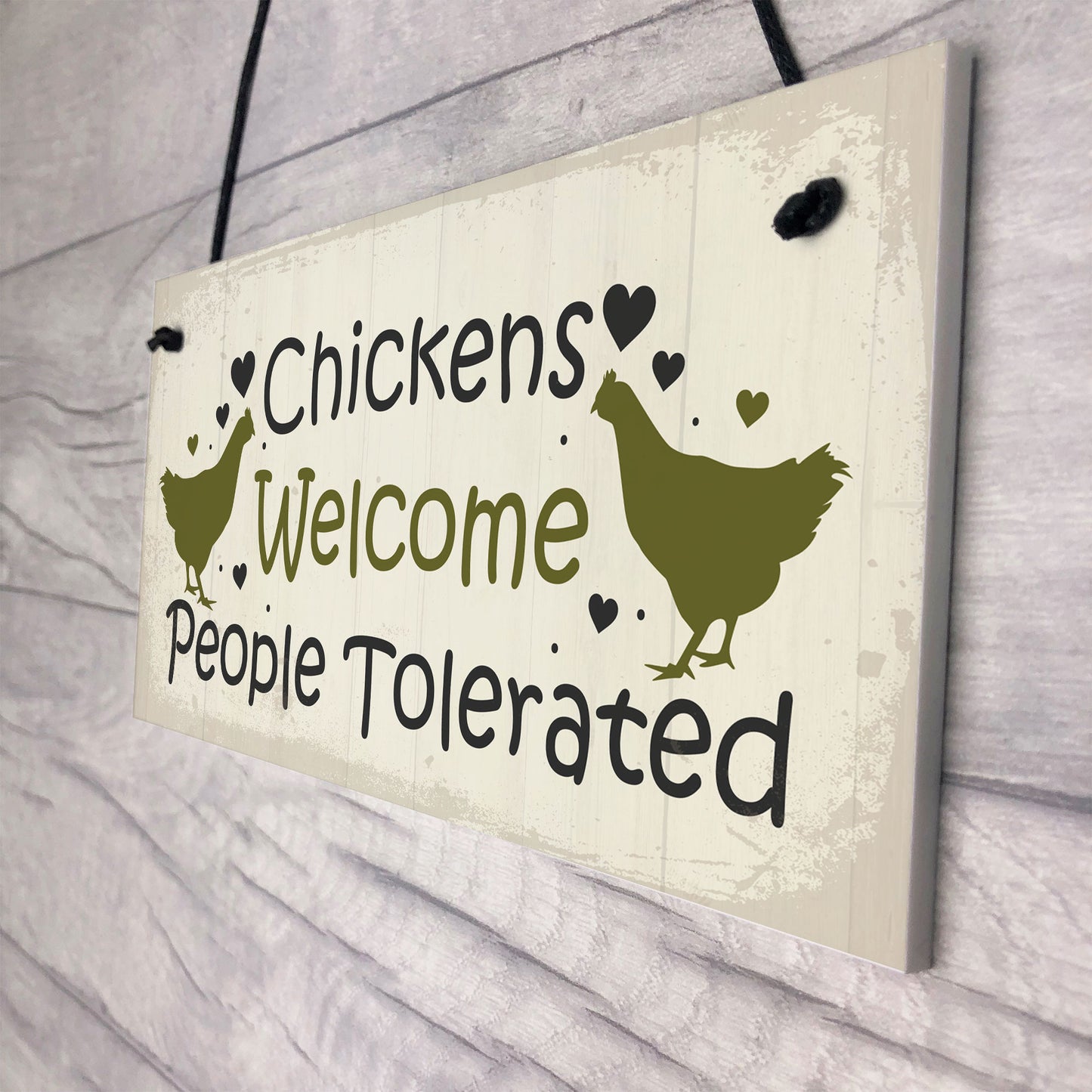 Funny Chicken Sign Hanging Sign Pet Sign Chicken Accessories