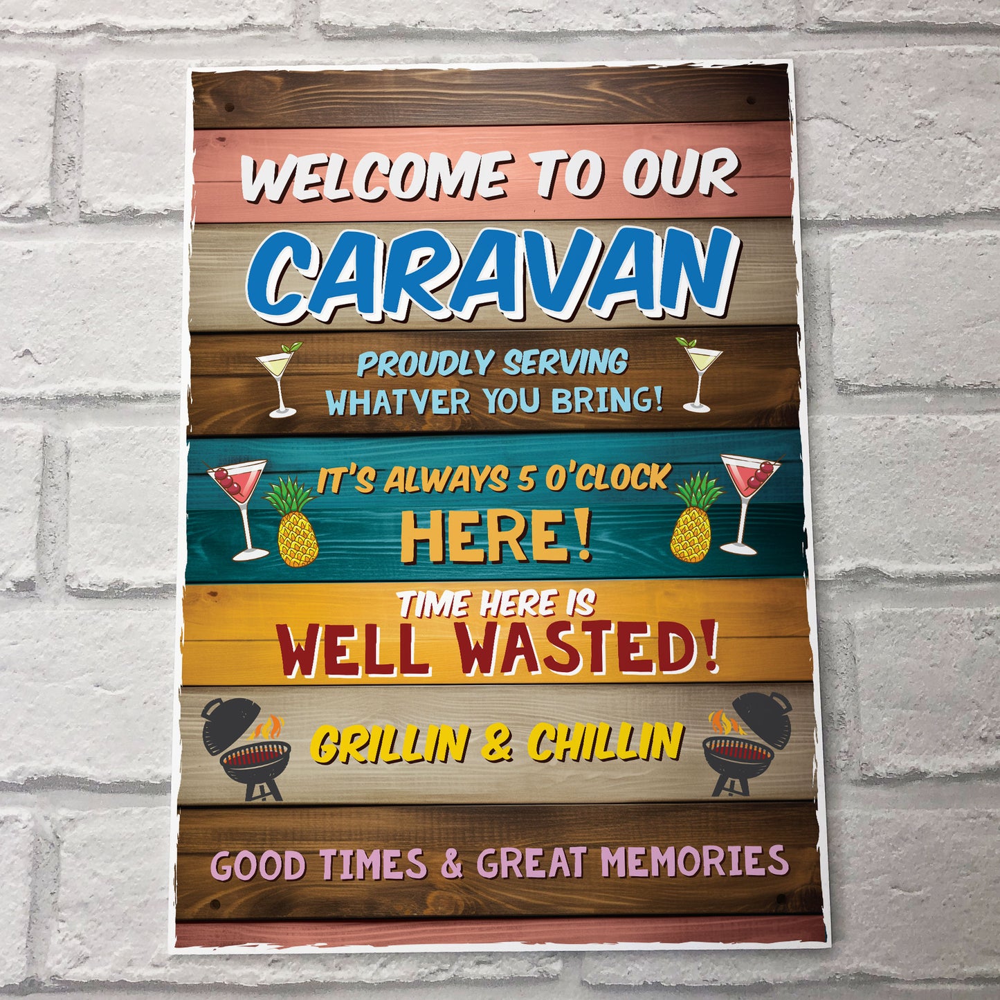 Funny Welcome To Our Caravan Sign Novelty Caravan Sign Welcome
