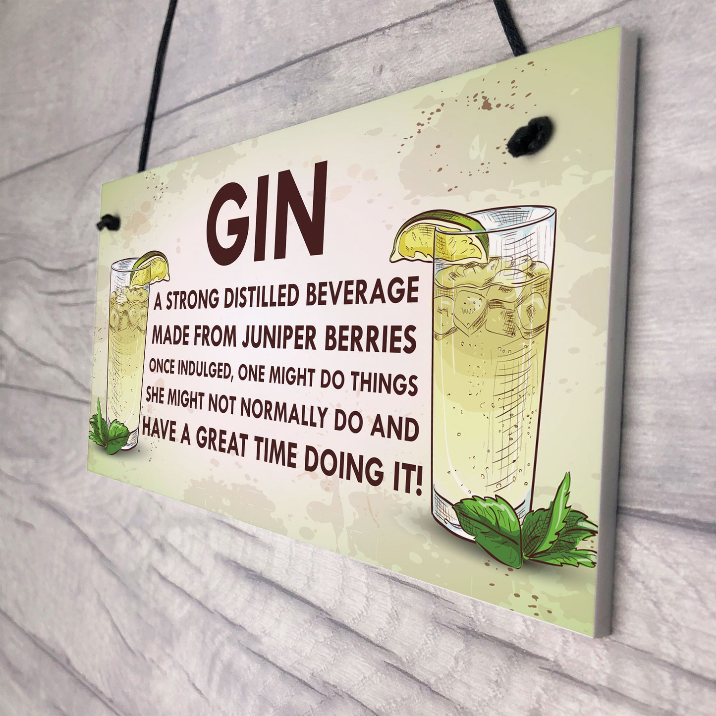 Funny Kitchen Humorous Wall Plaque Vintage Shabby Chic Home Bar