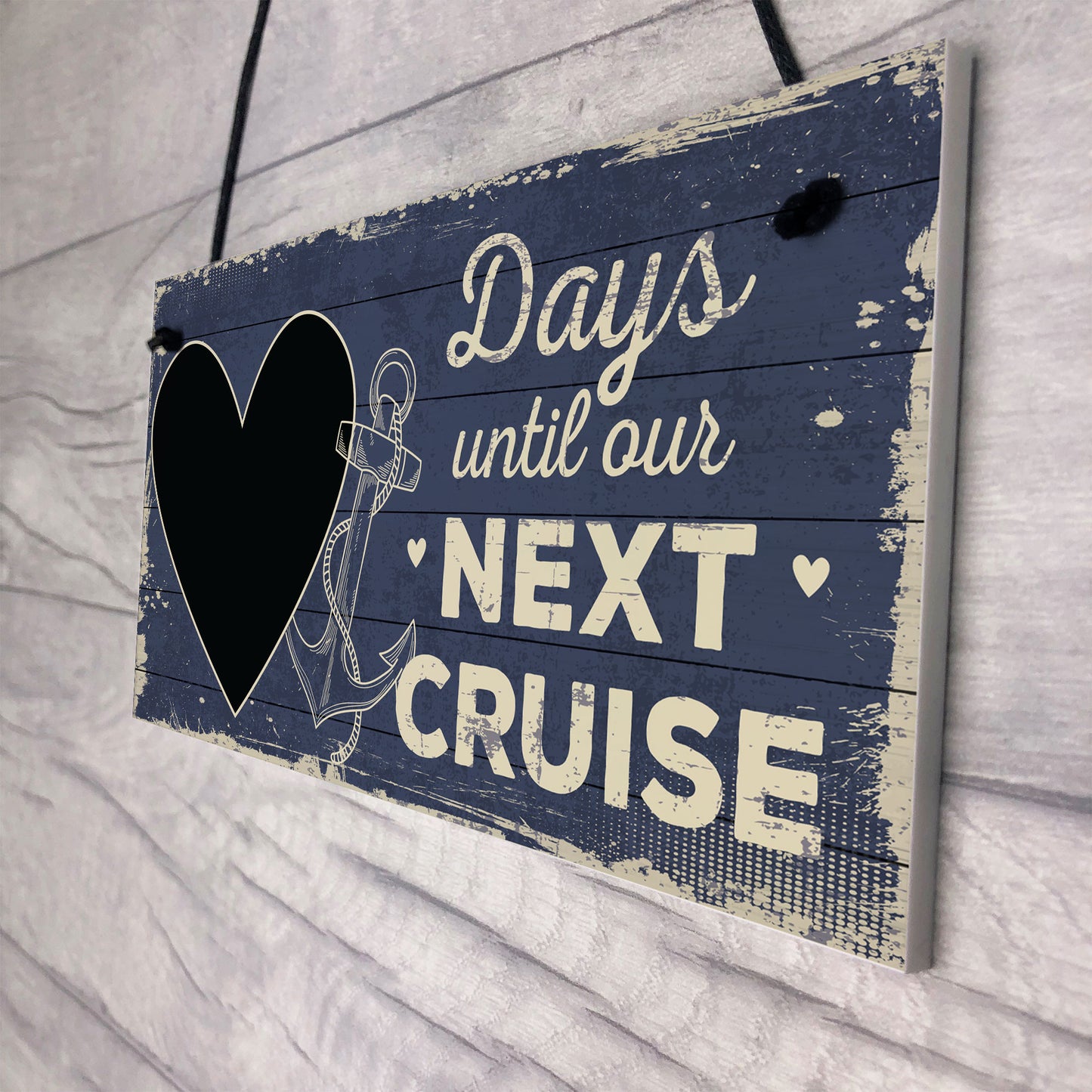 CHALKBOARD Holiday Countdown Sign Days Until Our Next Cruise