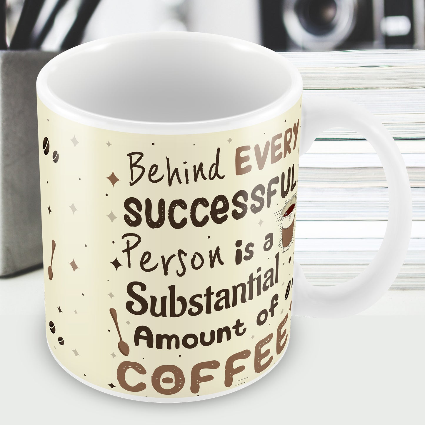 Coffee Mug Drink Latte Ceramic Cup Kitchen Espresso Funny Mug