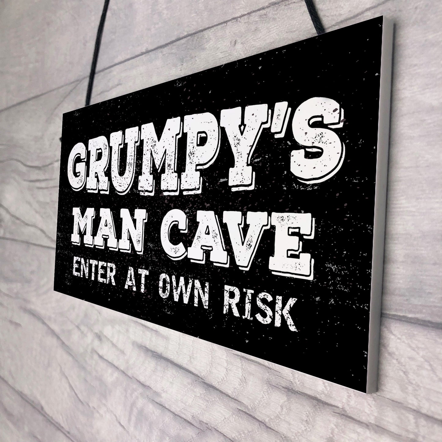 Man Cave Plaque Garage Signs For Men Shed Dad Grandad Son