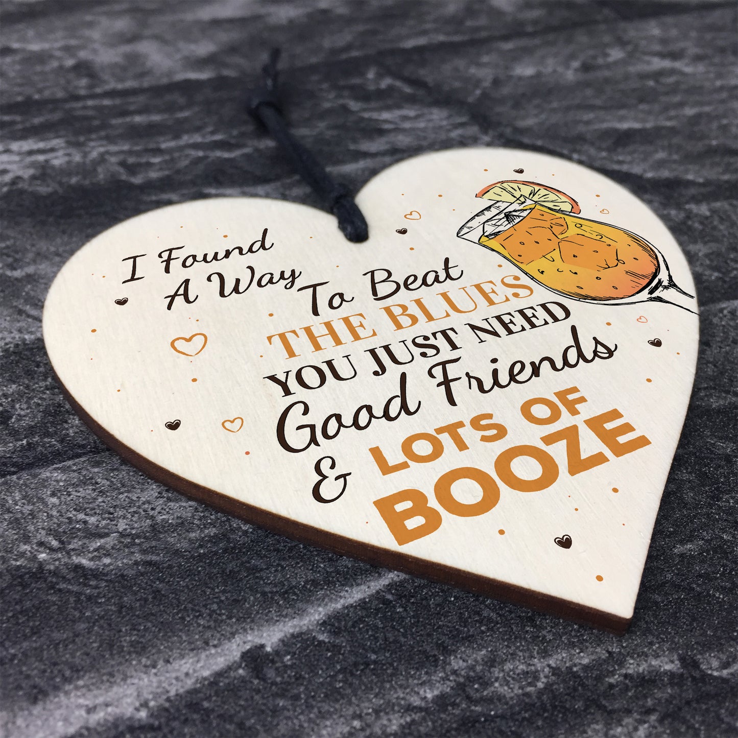 Gift For Her Friendship Heart Alcohol Man Cave Best Friend Gift