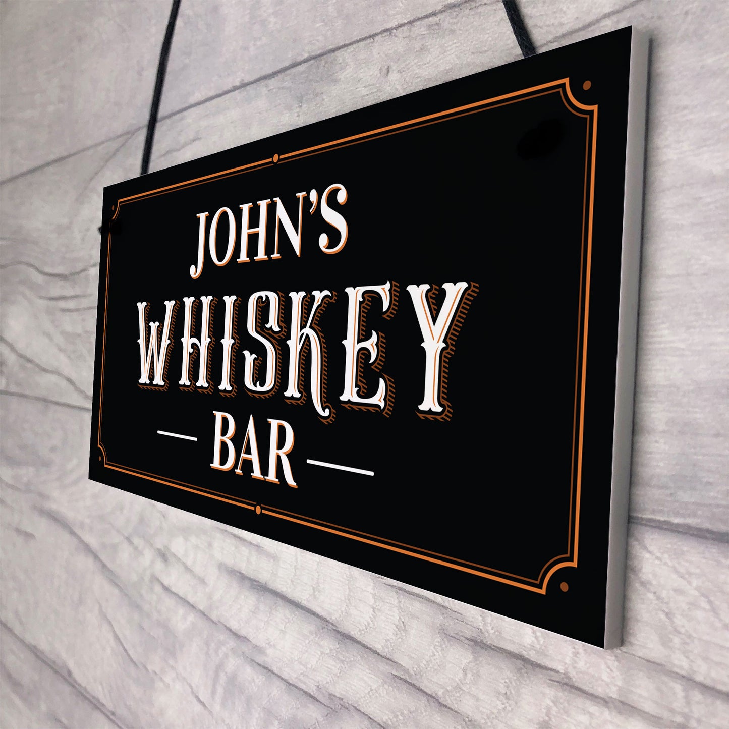 Vintage Personalised Whiskey Bar Sign Home Bar Pub Sign Alcohol